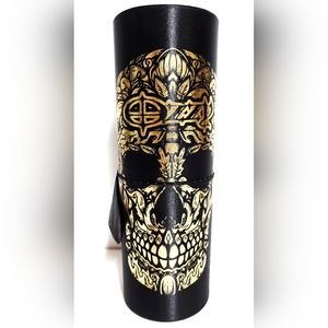 Ozzy Osbourne Brush Set in Skull Cylinder Black Red Multi-Color NWT